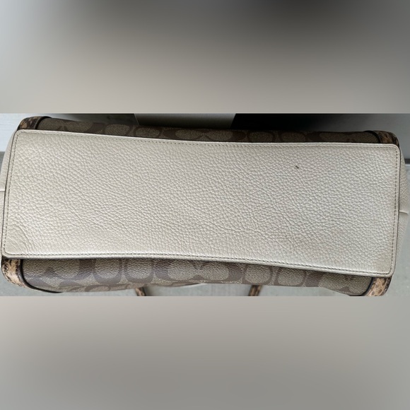 Coach Kristy Snakeskin Leather Triple
Compartment Large Shoulder Bag C7332 VGC - Picture 16 of 16